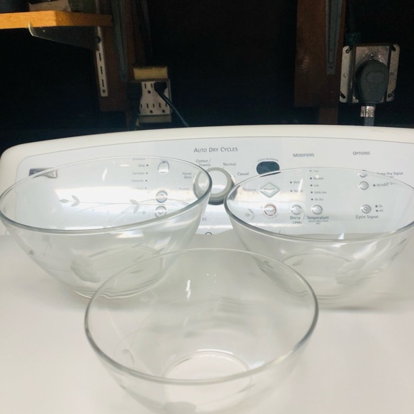 3 PRINCESS HOUSE CRYSTAL HERITAGE BOWLS SMALL MEDIUM LARGE BRAND NEW SET OF 3 - Picture 2 of 10